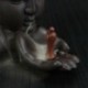 Füstölő égő kerámia Az alom szerzetes buddha cenzúra visszaáramlás füstölő égő S7R2