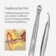 8 db Ear Pick Earwax eltávolító készlet, fültisztító szerszámkészlet, Ear Curette Ear D5I5