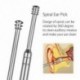 8 db Ear Pick Earwax eltávolító készlet, fültisztító szerszámkészlet, Ear Curette Ear D5I5