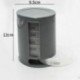 4X (7 napos tablettaszervező tároló tokhoz - Kompakt szövetek Mini Pill Storage BW2S2