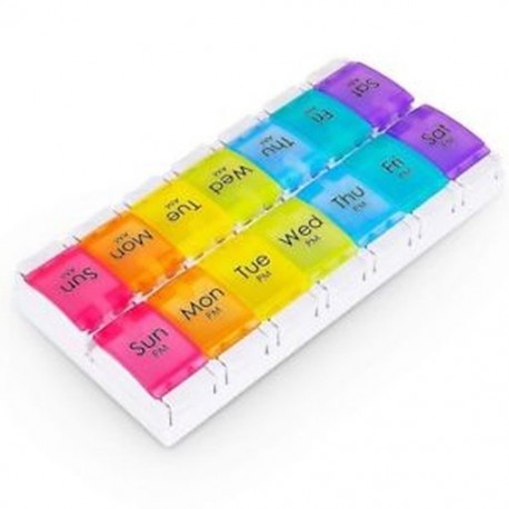 5X (Pill Box naponta kétszer, heti tablettatervező leválasztható rekeszekkel, P1O0
