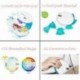 8X (7 napos tabletta riasztó-DIY digitális kis zseb tabletta szervező időzítő, Trave S2F8