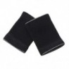Pár fekete, elasztikus szalag betűkkel nyomtatható csuklótámasz-védő E6Q5