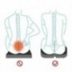 Üléspárna prémium ortopédiai Coccyx iskolás párna kerekes szék iroda C D3T9
