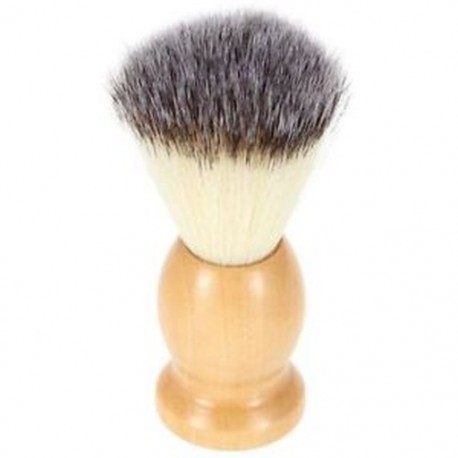 1X (borotvakefe Tisztítókefe fa nyéllel, nylon kefe V2K7)