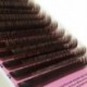 Nagaraku 16Rows barna színű szempilla meghosszabbítás Mink szemöldökhosszabbítás Light M2W4