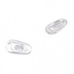 25 pár szilikon szemüveg orrbetét, ovális, nyomja meg a J8T3-at