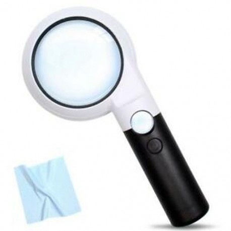 2X (Nagyító 10 tompítható LED-es lámpával, Magdisc, 5X 20X kézi W7U9