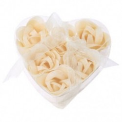 6 db fürdõzuhany le Fehér Rózsa virágfürdő szappanszirmokkal, szív alakú E9D7