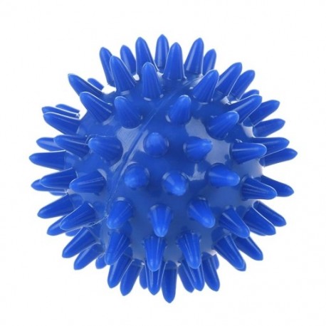 1 db Spikey masszázsgömb puha, a tenyérláb karja nyakához vissza kék, 5.5 cm P6K5
