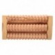 Fa lábhenger faápolási masszázs Reflexológia Relax Relief Massager Spa O7U5