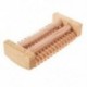 Fa lábhenger faápolási masszázs Reflexológia Relax Relief Massager Spa O7U5