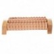 Fa lábhenger faápolási masszázs Reflexológia Relax Relief Massager Spa O7U5