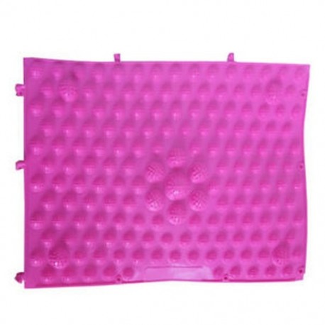 Gumi sport szabadidős akupunktúrás lábmasszázs szőnyeg Shiatsu Sheet Pink S1G6
