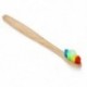 Vaclav 1Pc bambusz fogkefe Rainbow Bambusz fogkefe rostos fogkefe Co B6R7