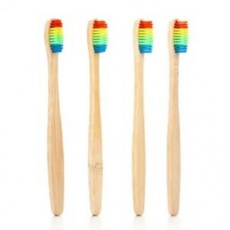 Vaclav 4 db bambusz fogkefe Rainbow bambusz fogkefe rostos fogkefe C N6M8