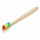 Vaclav 4 db bambusz fogkefe Rainbow bambusz fogkefe rostos fogkefe C N6M8