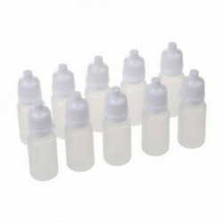 10 db 10 ml 1/3 OZ LDPE műanyag gyermekbiztos csepegtető palackok Olajkrém A9I2