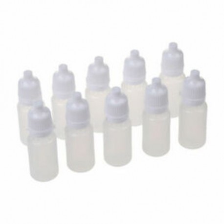 10 db 10 ml 1/3 OZ LDPE műanyag gyermekbiztos csepegtető palackok Olajkrém A9I2