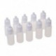 10 db 10 ml 1/3 OZ LDPE műanyag gyermekbiztos csepegtető palackok W7T6 olajkrém