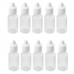 10 db 10 ml 1/3 OZ LDPE műanyag gyermekbiztos csepegtető palackok Olajkrém N7K9 O2X6