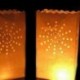 Könnyűtartó Luminaria papírlámpás gyertyatartó party dekoráció 10 db Sun F4G3