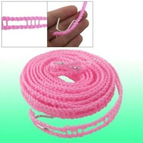 5M 16.4ft rózsaszínű nylon ruházat Kötél vonal ruházat X2X3
