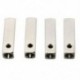 Arany - 4 db luxus fém aglet cipőfűző csavar csere TG