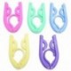 6X (5db Portable Utazás Outdoor Kemping Összecsukható műanyag Ruházat vállfa P9G5