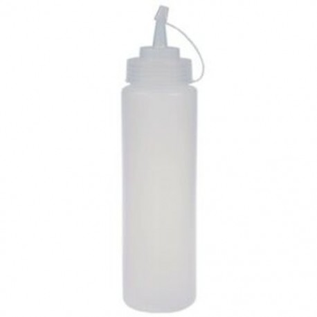 2X (Fehér műanyag palack adagoló kompressziós szósz - 24 oz X9Z7)