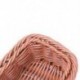 1X (2db rattan műanyag kosár evőeszköz kosár téglalap alakú tároló doboz evőeszközökS4V5)