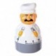 Multifunkcionális praktikus konyhai időzítő ébresztőóra Cartoon Chef Design Hom H2P3
