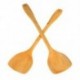 2X (15,55 &quot spatula konyhai edények 3,74&quot  átmérőjű fakanállal biztonságos Z3V3