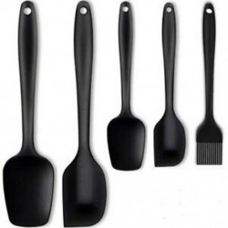 Szilikon tészta spatula, 5 hőálló szilikon konyhai spatula 5 Z9X6 készlet