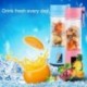 2X (380 ml-es USB újratölthető facsaró palackcsésze gyümölcslé Citrus-turmixgép Lemon Vege N4D4