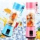 2X (380 ml-es USB újratölthető facsaró palackcsésze gyümölcslé Citrus-turmixgép Lemon Vege N4D4
