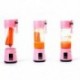 2X (380 ml-es USB újratölthető facsaró palackcsésze gyümölcslé Citrus-turmixgép Lemon Vege N4D4