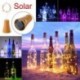 lila - 1PCS Solar 2M LED parafalakú 20 LED-es éjszakai tündérlámpa Kork Solarbet K2D6