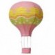Rózsaszín csíkok - 12 hüvelykes hőlégballon papír lámpa lámpaernyő mennyezeti fény esküvői party I4J8