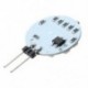24 SMD LED G4 spotlámpa, meleg fehér DC 12V X3X6