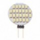24 SMD LED spotlámpa G4 valódi fehér DC 12V H2B4