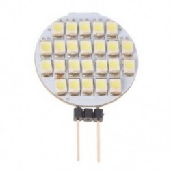 24 SMD LED spotlámpa G4 valódi fehér DC 12V H2B4
