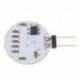 24 SMD LED spotlámpa G4 valódi fehér DC 12V H2B4