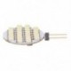 24 SMD LED spotlámpa G4 valódi fehér DC 12V H2B4