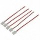 10 db PCB 2 PIN-es LED szalagcsatlakozó kábellel a 3528/5050 egyszínű K7I4-hez