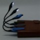 1X (Mini hajlékony Clip-on Bright Booklight LED utazási könyv olvasólámpa Whit Q7Y8