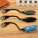 1X (Mini hajlékony Clip-on Bright Booklight LED utazási könyv olvasólámpa Whit Q7Y8