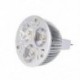 3W 12-24V MR16 melegfehér 3 LED-es reflektorfényszóró izzó csak U5V4