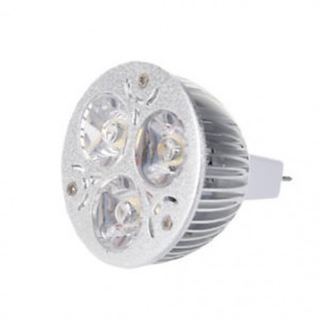 3W 12-24V MR16 melegfehér 3 LED-es reflektorfényszóró izzó csak U5V4