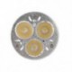 3W 12-24V MR16 melegfehér 3 LED-es reflektorfényszóró izzó csak U5V4